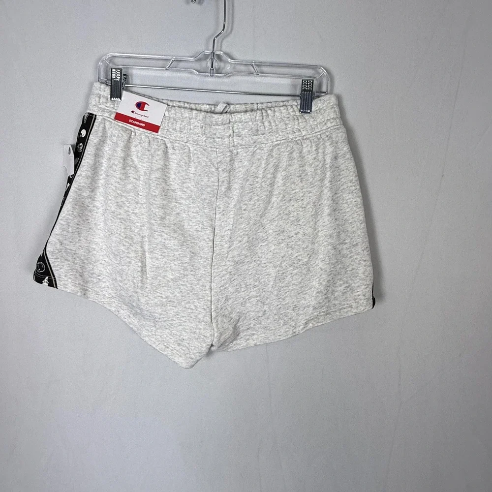 Champion Heather Grey Sweat Shorts With Tape Detail Women's‎ Medium